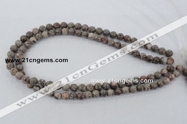 CMB02 15.5 inches 6mm round natural medical stone beads wholesale