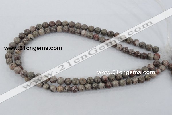 CMB03 15.5 inches 8mm round natural medical stone beads wholesale