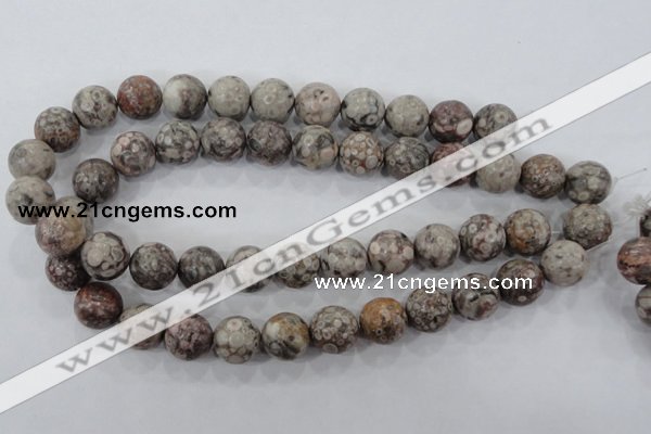 CMB07 15.5 inches 16mm round natural medical stone beads wholesale