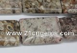 CMB28 15.5 inches 20*30mm rectangle natural medical stone beads