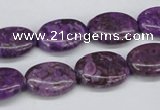 CMB36 15.5 inches 13*18mm oval dyed natural medical stone beads