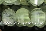 CME206 15.5 inches 7*9mm - 8*10mm pumpkin prehnite beads