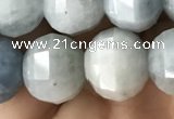 CME232 15.5 inches 10*11mm - 10*12mm pumpkin aquamarine beads