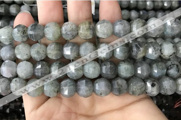 CME240 15.5 inches 10*11mm - 10*12mm pumpkin labradorite beads