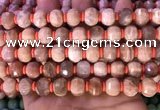 CME303 15.5 inches 8*11mm - 9*12mm pumpkin moonstone beads