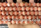 CME304 15.5 inches 8*11mm - 9*12mm pumpkin moonstone beads