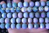 CME316 15.5 inches 8*10mm pumpkin amazonite gemstone beads