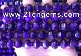 CME322 15.5 inches 9*11mm - 10*12mm pumpkin amethyst beads