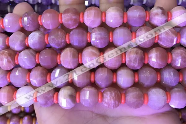 CME326 15.5 inches 9*11mm - 10*12mm pumpkin moonstone beads