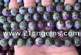 CME329 15.5 inches 9*11mm - 10*12mm pumpkin ruby zoisite beads