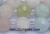 CME344 15 inches 8mm pumpkin morganite beads