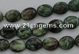 CME35 15.5 inches 8*10mm oval emerald gemstone beads