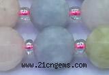 CME363 15 inches 10mm pumpkin morganite beads