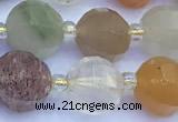 CME364 15 inches 10mm pumpkin mixed beads