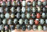 CME425 15 inches 8*12mm pumpkin African blood jasper beads