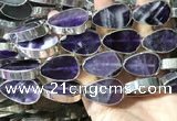 CME507 12 inches 18*28mm - 20*30mm flat teardrop amethyst beads