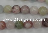 CMG113 15.5 inches 10mm round natural morganite beads wholesale