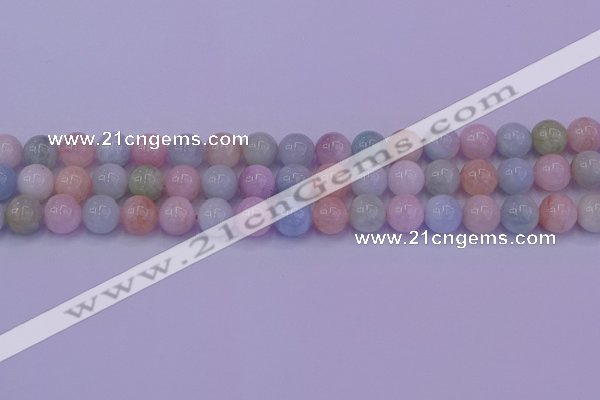 CMG142 15.5 inches 8mm round natural morganite gemstone beads