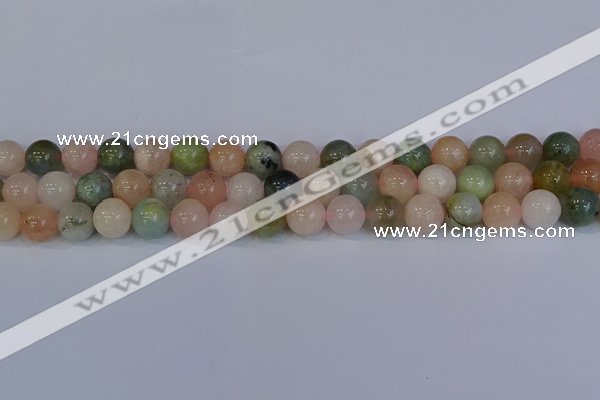 CMG163 15.5 inches 10mm round morganite gemstone beads wholesale