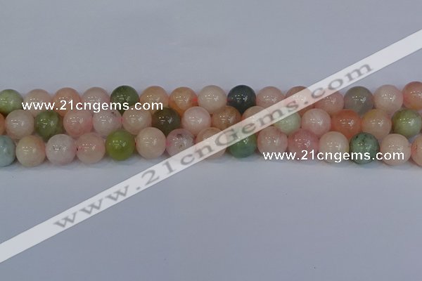 CMG164 15.5 inches 12mm round morganite gemstone beads wholesale