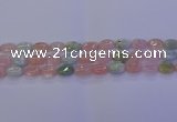 CMG237 15.5 inches 8*12mm oval morganite beads wholesale