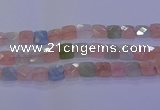 CMG262 15.5 inches 16*16mm faceted square morganite beads