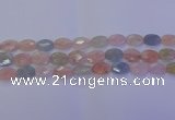 CMG265 15.5 inches 8*12mm faceted oval morganite beads