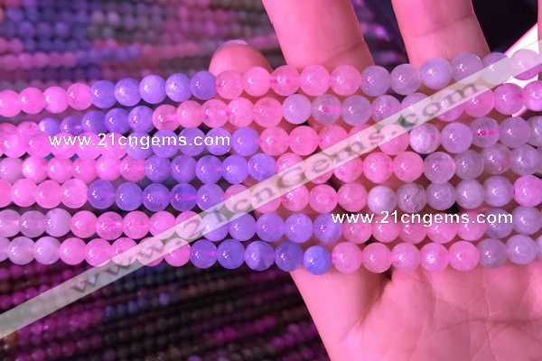 CMG315 15.5 inches 6mm round morganite gemstone beads