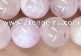 CMG411 15.5 inches 10mm round pink morganite beads wholesale