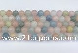 CMG433 15.5 inches 10mm round morganite beads wholesale