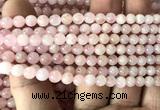 CMG506 15 inches 6mm round pink morganite gemstone beads