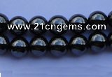 CMH07 16 inches 4mm round magnetic hematite beads Wholesale