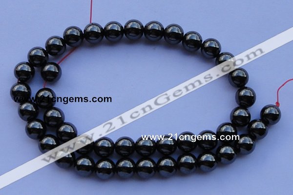 CMH07 16 inches 4mm round magnetic hematite beads Wholesale