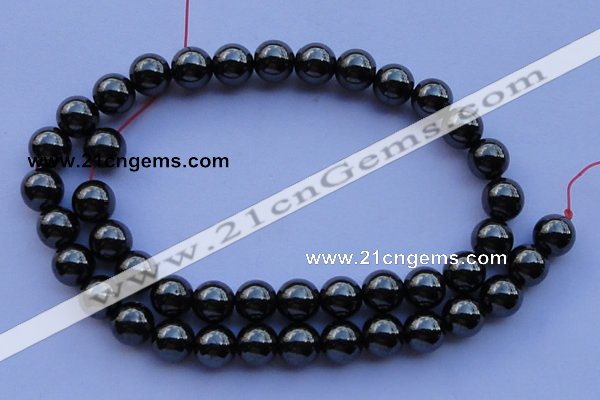 CMH08 16 inches 6mm round magnetic hematite beads Wholesale