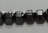 CMH124 15.5 inches 6*6mm magnetic hematite beads wholesale