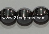 CMH130 15.5 inches 10*10mm pumpkin magnetic hematite beads