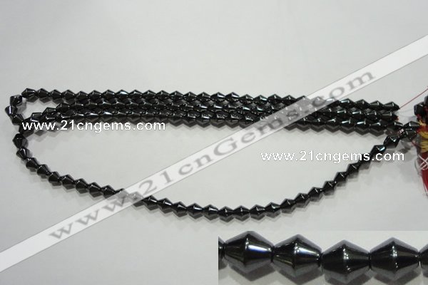 CMH132 15.5 inches 6*7mm bicone magnetic hematite beads