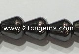 CMH138 15.5 inches 8*8mm teardrop magnetic hematite beads