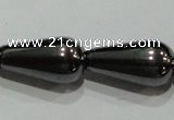 CMH140 15.5 inches 8*16mm teardrop magnetic hematite beads