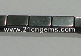 CMH163 15.5 inches 4*8mm cuboid magnetic hematite beads