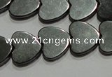 CMH175 15.5 inches 10*10mm heart magnetic hematite beads wholesale