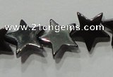 CMH177 15.5 inches 10*10mm star magnetic hematite beads wholesale