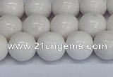 CMJ05 15.5 inches 12mm round Mashan jade beads wholesale