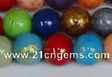 CMJ1013 15.5 inches 10mm round mixed Mashan jade beads wholesale