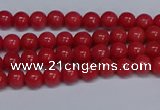 CMJ106 15.5 inches 4mm round Mashan jade beads wholesale