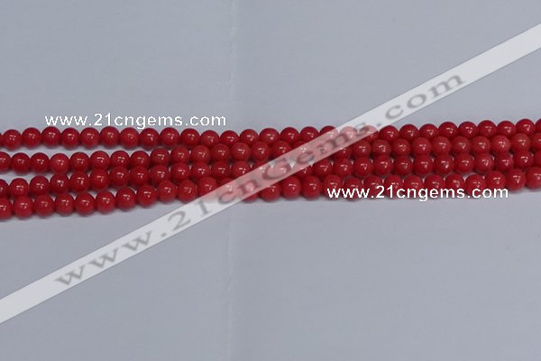 CMJ107 15.5 inches 6mm round Mashan jade beads wholesale