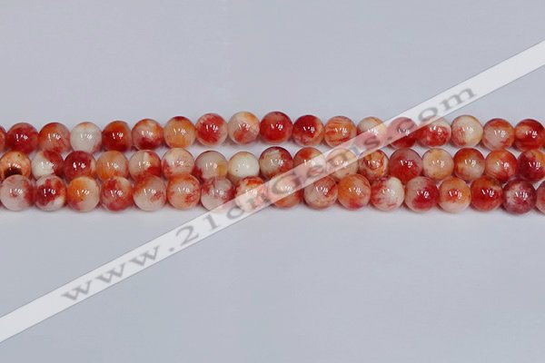 CMJ1141 15.5 inches 8mm round jade beads wholesale