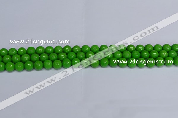 CMJ115 15.5 inches 8mm round Mashan jade beads wholesale