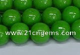 CMJ117 15.5 inches 12mm round Mashan jade beads wholesale