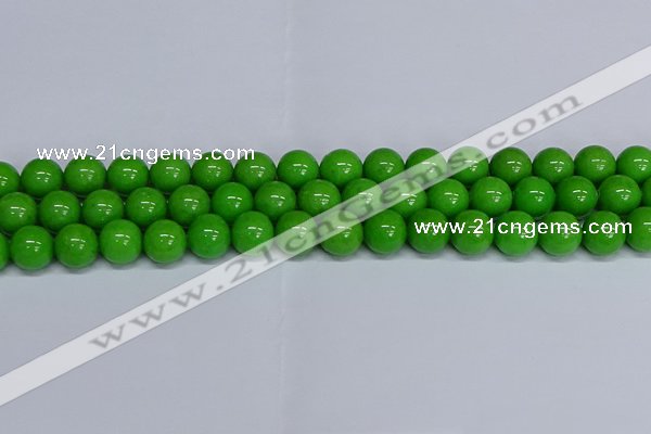 CMJ117 15.5 inches 12mm round Mashan jade beads wholesale